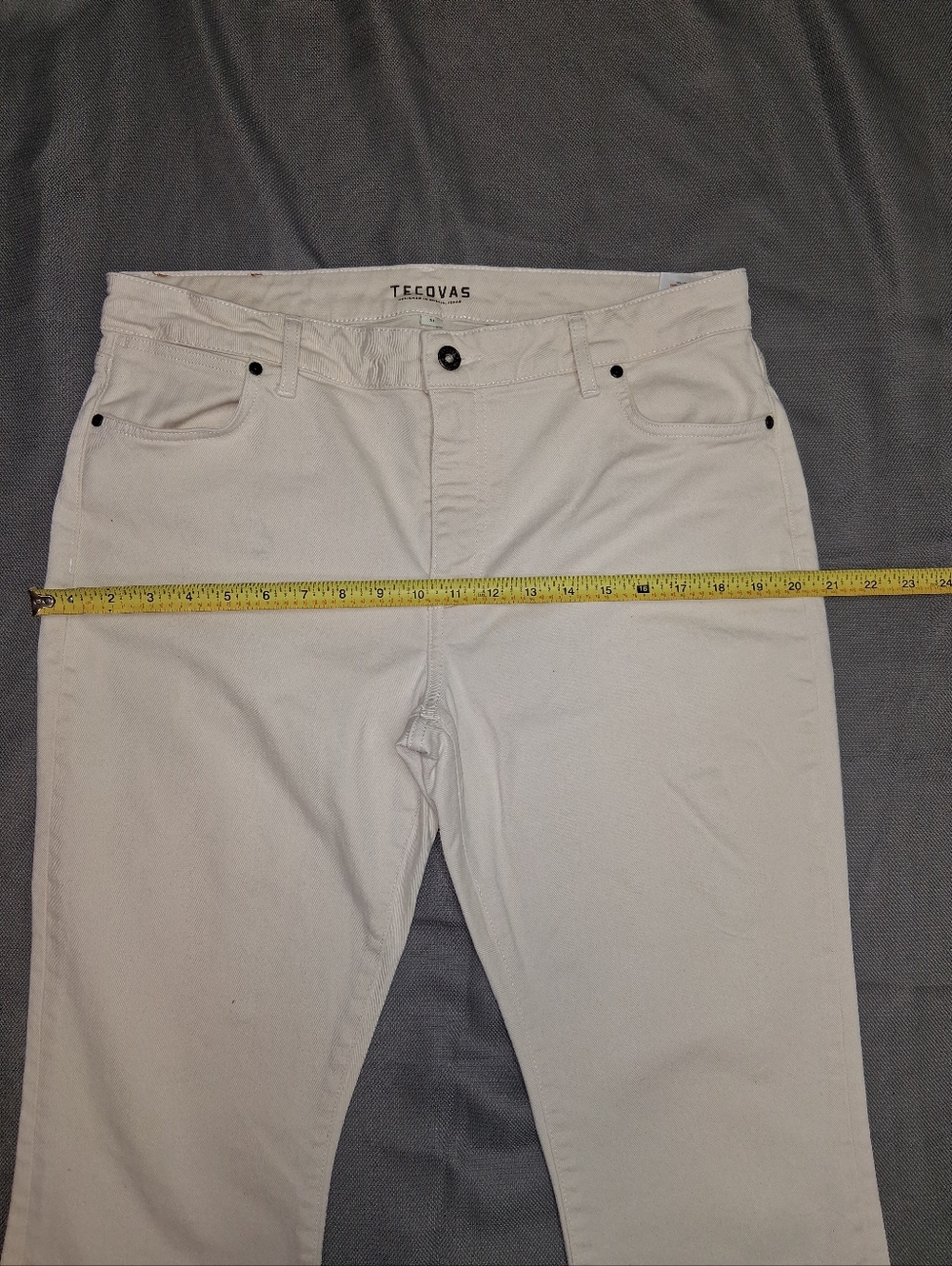 Tecovas Cream Straight-Leg Jeans Size 31 - Picture 14 of 16